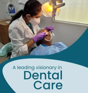 Dr. Aishwarya practicing Root Canal treatment.